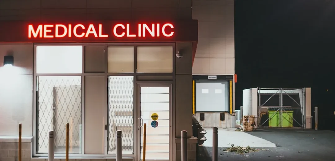 A welcoming clinic reception area