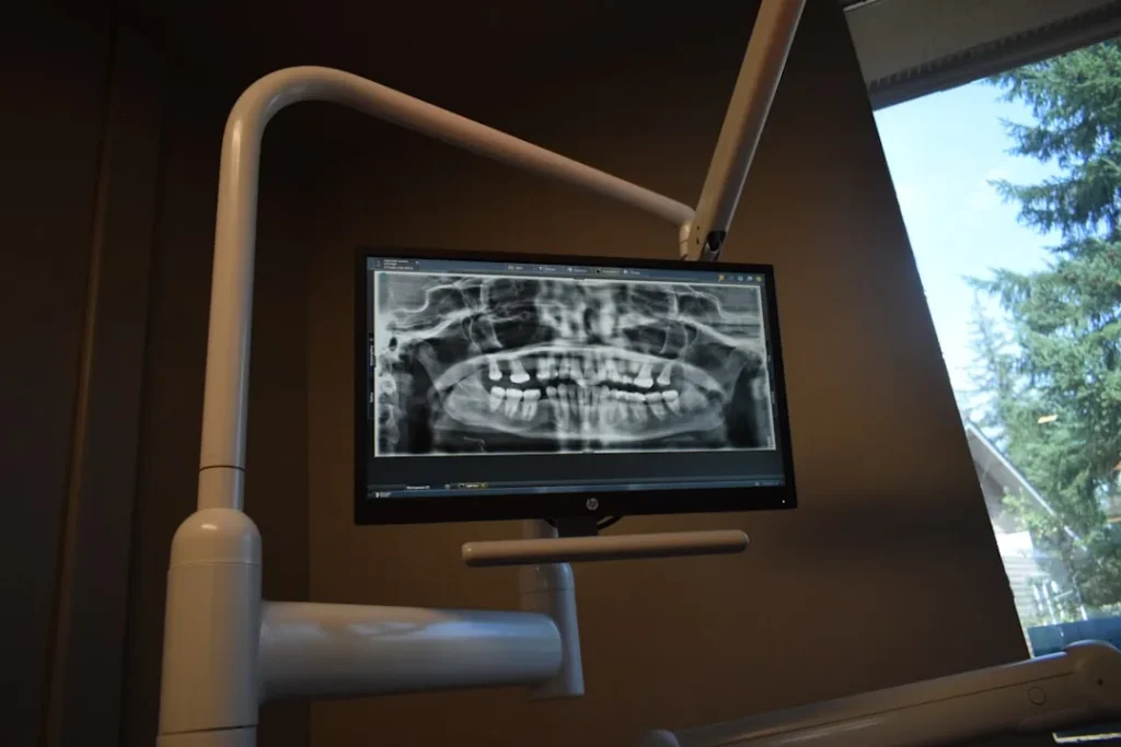 A dental X-ray image