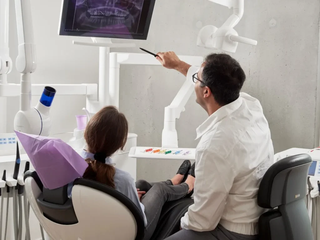 A dental consultation
