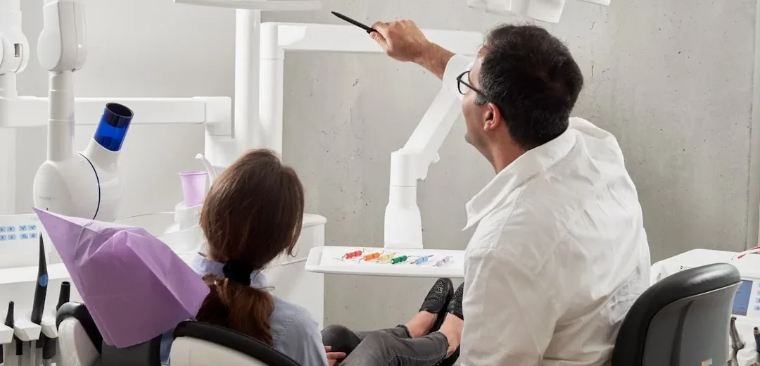 A dental consultation